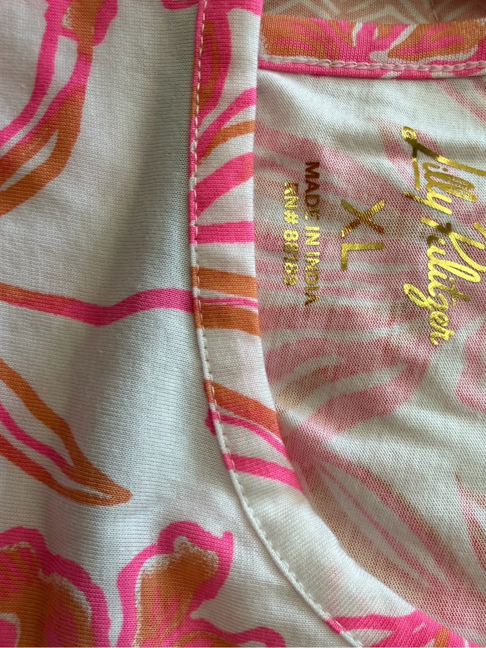 Lilly Pulitzer Dixi Dress Sunset Orange Budding Romance NWOT XL - Picture 2 of 7